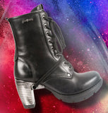 New Rock Black Steel Trail Boots M.TR001-S1 | Angel Clothing