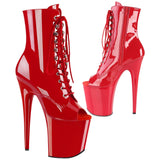 Pleaser FLAMINGO-1021 Boots Red | Angel Clothing