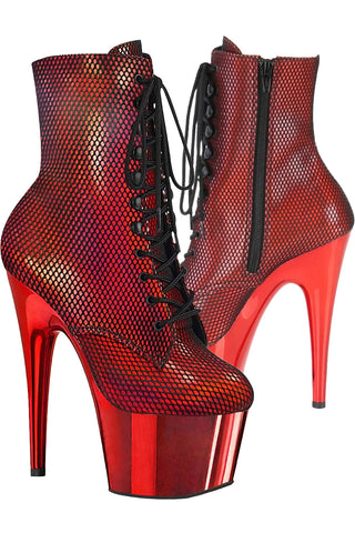 Pleaser ADORE 1020HFN Red Boots