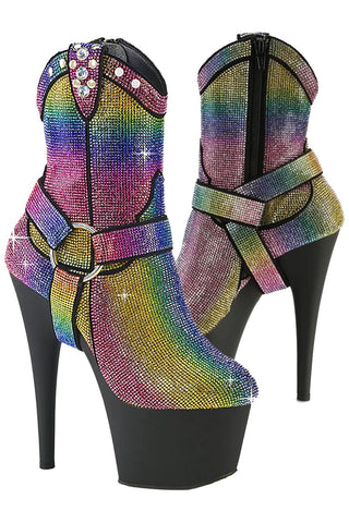 Pleaser ADORE-1029RS Rainbow Boots