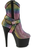 Pleaser ADORE-1029RS Rainbow Boots | Angel Clothing