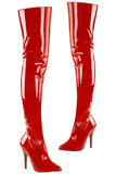 Pleaser SEDUCE 3010 Boots Red | Angel Clothing